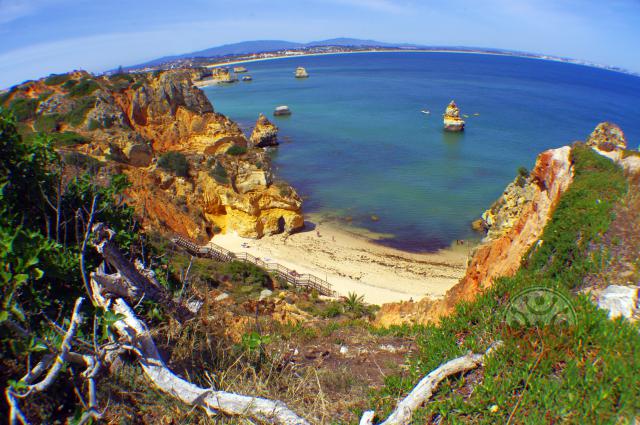 Playa da Marinha, una de las playas más bonitas del Algarve