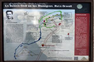 La Guerra Civil en Monegros-Aragón: La Ruta Orwell, posición Monte Irazo. 