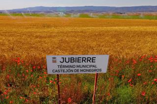Desierto de Monegros: Inicio de la ruta Jubierre desde Sariñena