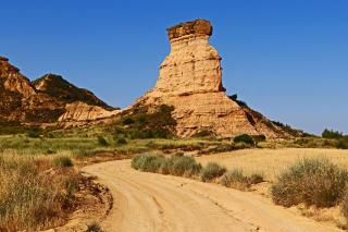 Desierto de Monegros: El tozaal de la Cobeta