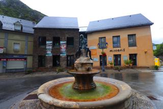 Gèdre, en el centro del Alto Pirineo Francés