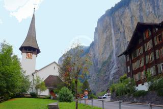 Lauterbrunnen, entre Interlaken y el macizo del Jungfrau