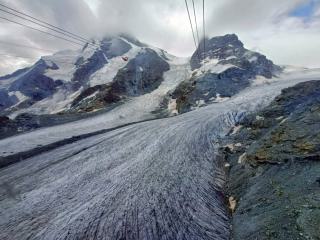 El Matterhorn Glacier Paradise, es un espectáculo de alta montaña alpina único en Suiza