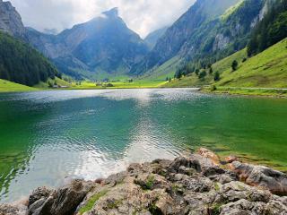 Ruta senderismo Ebenalp -  Kapelle St Michael - Äscher - Lago Seealpsee